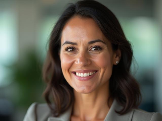Foto profesional de Ana Martínez, Directora Financiera